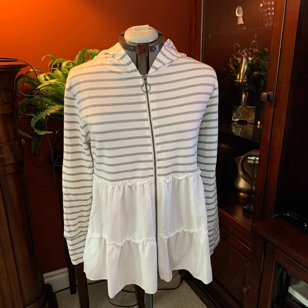 Zip Up Hoodie with Empire Waist